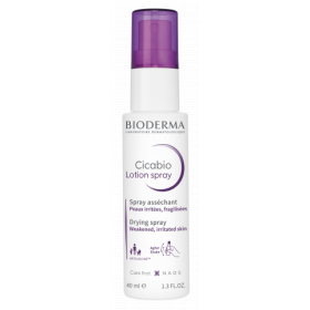 BIODERMA CICABIO LOTION SPRAY KOJĄCO-NAPRAWCZY OSUSZAJĄCY RANY 40 ML